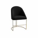 Ver imagem 1 de Cadeira Poltrona Estofada Decorativa Lua Premium Preto