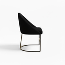 Ver imagem 3 de Cadeira Poltrona Estofada Decorativa Lua Premium Preto