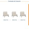 Sofá Modular 3 Lugares 225cm Calla CabeCasa MadeiraOriginals - 2