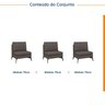 Sofá Modular 3 Lugares 225cm Calla CabeCasa MadeiraOriginals - 2