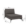 Sofá Modular 3 Lugares com Chaise 225cm Calla CabeCasa MadeiraOriginals - 3