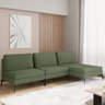 Sofá Modular 3 Lugares com Chaise 225cm Calla CabeCasa MadeiraOriginals - 1