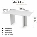 Ver imagem 3 de Mesa de Jantar T 154x80cm em MDP Byhouse