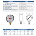 Ver imagem 2 de Manômetro rad. D53 I/R 0-4B-0-60PSI Genebre