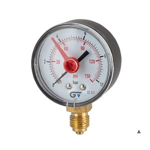 Manômetro rad. D53 I/R 0-4B-0-60PSI Genebre