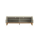 Ver imagem 3 de Rack / Bancada Fl 1.80m Estilo Retrô para Tv até 65'' Cor Off White