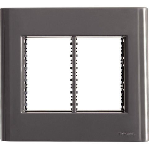 Placa 6 Postos 4x4 Tramontina Giz Titânio com Suporte Tramontina