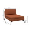Sofá Modular 2 Lugares com Chaise 170cm Calla CabeCasa MadeiraOriginals - 3