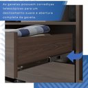 Ver mais imagens de Guarda-Roupa Casal 6 Portas e 2 Gavetas Safira Marrom/Castanho/Off White Arenas