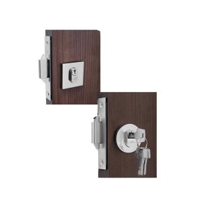 Fechadura Uniao Mundial P/ Porta de Correr Ros Quad Ext Esc -p-
