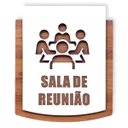 Ver imagem 2 de Placa de Sinalização | Reunião - Mdf 15x13cm