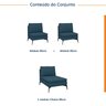Sofá Modular 3 Lugares com Chaise 255cm Calla CabeCasa MadeiraOriginals - 2