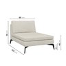 Sofá Modular 4 Lugares com Chaise 340cm Calla CabeCasa MadeiraOriginals - 3