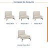 Sofá Modular 4 Lugares com Chaise 340cm Calla CabeCasa MadeiraOriginals - 2