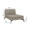 Sofá Modular 4 Lugares com Chaise 340cm Calla CabeCasa MadeiraOriginals - 3