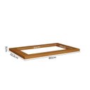 Ver imagem 2 de Tampo para Cooktop 5 Bocas 80cm Cozinha Milão Marrom/Freijó Rocks