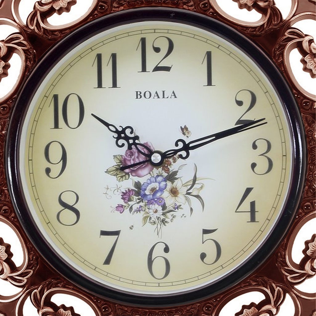Relógio De Parede Cobre Quartz Clock Luxo Com Pendulo 59cm - 4