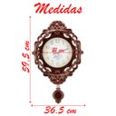 Ver imagem 2 de Relógio De Parede Cobre Quartz Clock Luxo Com Pendulo 59cm
