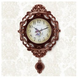 Relógio De Parede Cobre Quartz Clock Luxo Com Pendulo 59cm - 1