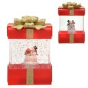 Ver imagem 2 de Caixa Presente Decor C Luz e Mov em Agua Boneco de Neve 18cm