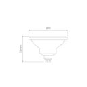 Ver imagem 3 de Lâmpada Led Pro Ar111 Gu10 11w 3000k 720lm 24º-stella