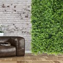 Ver mais imagens de 5 Placas de Folhagem Artificial Jardim Vertical Cobertura Premium sem Manutenção Fácil Instalação
