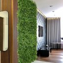 Ver imagem 7 de 5 Placas de Folhagem Artificial Jardim Vertical Cobertura Premium sem Manutenção Fácil Instalação