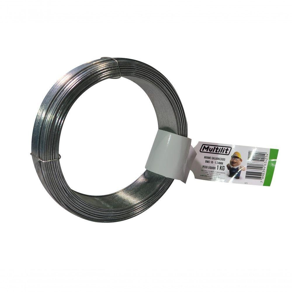 Arame Galvanizado 18 Bwg Multilit 1kg - 3