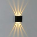 Ver imagem 2 de Arandela de Parede Led Moniu Quadrado Facho Duplo com Multifachos Externo 3000k 10w Bivolt 10x10x6cm