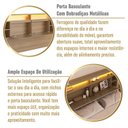 Ver mais imagens de Cabeceira Casal e Queen com LED e Organizador Genebra