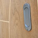 Ver imagem 5 de Porta de Correr Frisada em Madeira – Padrão Ipê Champagne – 2,10 X 0,62