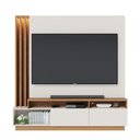 Ver imagem 7 de Estante de Tv 65 Polegadas 180cm com Led Radaelli Off White Matte/freijó C04 - D’Rossi