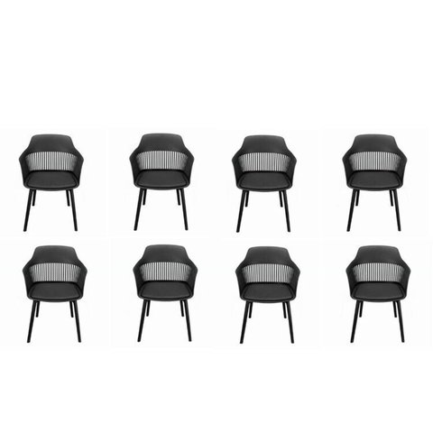 Kit com 8 Cadeiras Mena para Sala de Jantar