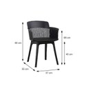 Ver imagem 2 de Kit com 8 Cadeiras Mena para Sala de Jantar