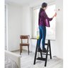 Escada Dobravel 3 Degraus Portatil Resistente Segurança Slim Rack Domestico Decoraçao - 7