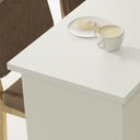 Ver imagem 7 de Bancada Ilha para Cozinha 120 Cm Branco Madesa