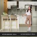 Ver imagem 5 de Bancada Ilha para Cozinha 120 Cm Branco Madesa