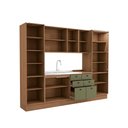 Ver mais imagens de Cozinha Modulada Pixel Kappesberg 100% Mdp Canela/verde Frevo/canela 280cm