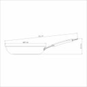 Ver imagem 5 de Frigideira Tramontina Romagna Aço Inox Cerâmico Marfim 25 Cm 1,95 L