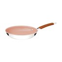 Ver imagem 1 de Frigideira Tramontina Romagna Aço Inox Cerâmico Marfim 25 Cm 1,95 L