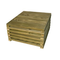 Deck Modular 50x50 Pinus Tratado - 3