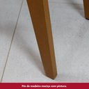 Ver imagem 6 de Kit 2 Cadeiras Estofadas para Mesa de Jantar Ivy Cinza/Nature/Corano Bege/Cacao