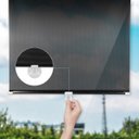 Ver imagem 3 de Cortina Rolo Portátil com Ventosa para Carro Viagens Hotéis