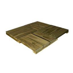 Deck Modular 30x30 Pinus Tratado - 1