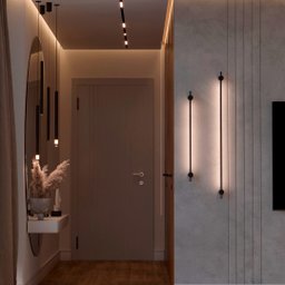 Arandela Led Lina 80cm 9w 3000k Branco Quente Bivolt Preto - 2
