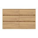 Ver imagem 6 de Cômoda com 6 Gavetas 120cm Multimóveis Mp4396 Madeirado