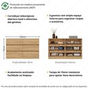 Ver imagem 3 de Cômoda com 6 Gavetas 120cm Multimóveis Mp4396 Madeirado