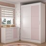 Quarto Infantil Completo Guarda-roupa 2 Portas 2 Gavetas com Cômoda Maya Espresso Móveis - 1