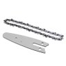 Corrente Com Sabre 14 Dentes 4 Polegadas Kit Mini Motosserra Reposiçao Ferramenta Corta Bambu Madeir - 3