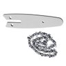 Corrente Com Sabre 14 Dentes 4 Polegadas Kit Mini Motosserra Reposiçao Ferramenta Corta Bambu Madeir - 1